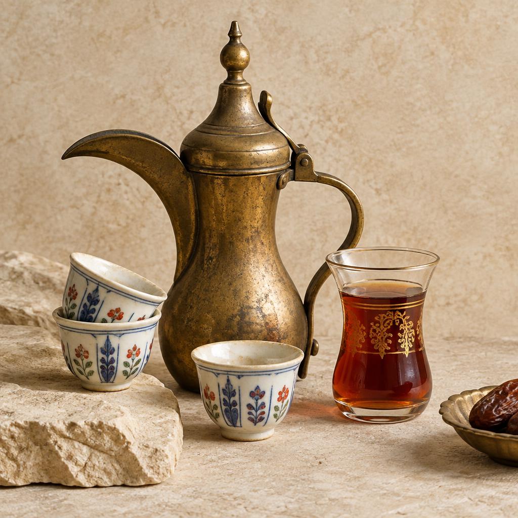 Service ancien de café & de thé